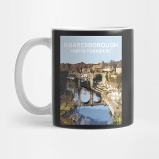 Knaresborough, North Yorkshire. Travel poster Mug